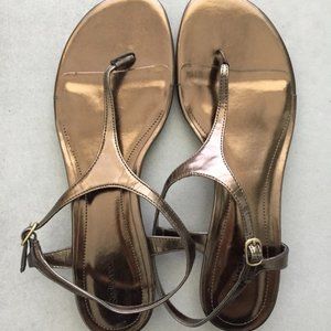 NEW Style & Co. Lori T-strap sandals, size 9, bronze!